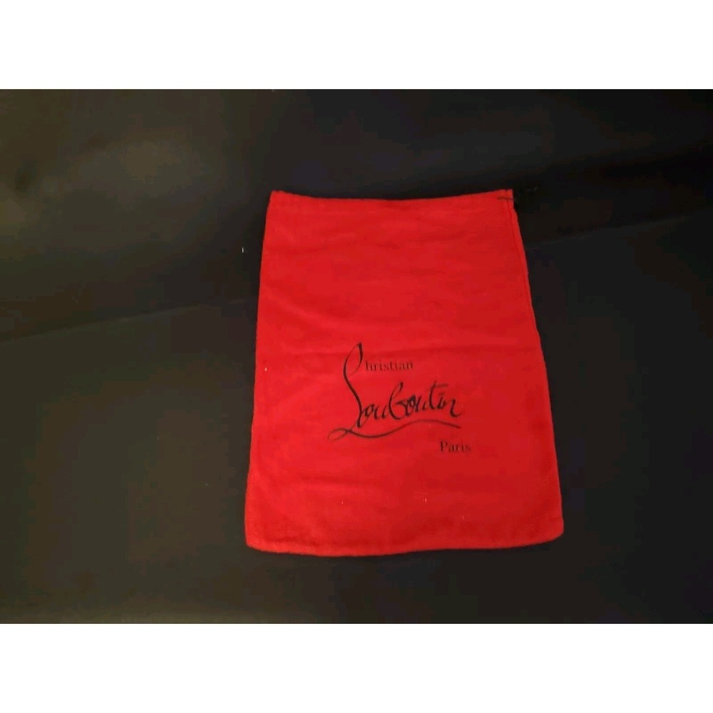 Christian Louboutin Dust Bag LARGE Storage Bag 15"x 11.5"  Authentic -‎ Red